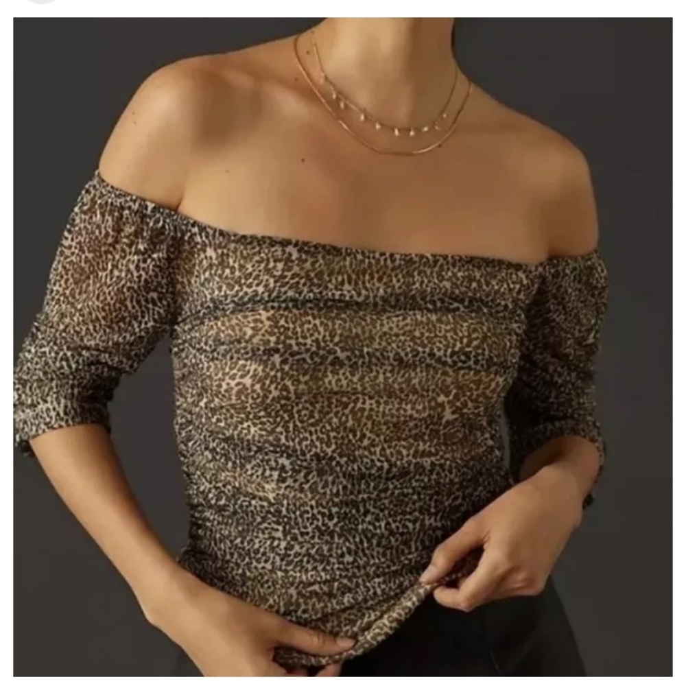 Anthro leopard top